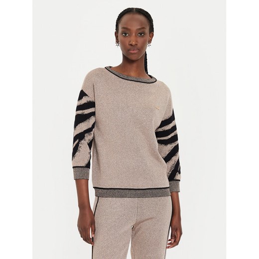 Liu Jo Sport Sweter TF4110 MS49I Czarny Regular Fit ze sklepu MODIVO w kategorii Swetry damskie - zdjęcie 182741593