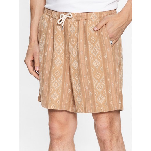 Quiksilver Szorty sportowe Taxeryd EQYWS03769 Beżowy Regular Fit ze sklepu MODIVO w kategorii Spodenki męskie - zdjęcie 182741600