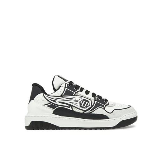 PHILIPP PLEIN Sneakersy SAES MSC4017 PLE010N0102 Biały ze sklepu MODIVO w kategorii Buty sportowe męskie - zdjęcie 182741634