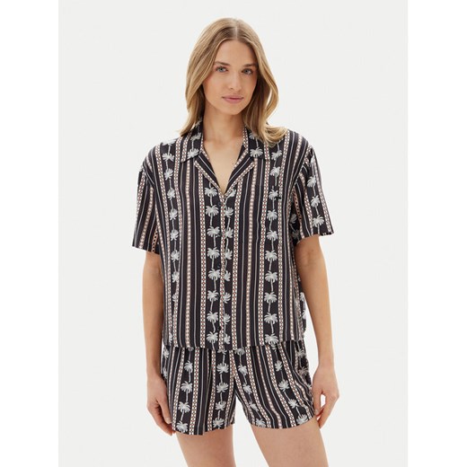 Volcom Koszula Sun Stunner B0412500 Czarny Boxy Fit ze sklepu MODIVO w kategorii Koszule damskie - zdjęcie 182741773