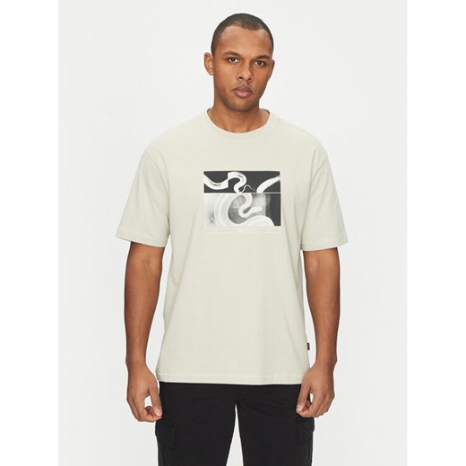 BOSS T-Shirt Barragan 50534919 Beżowy Relaxed Fit ze sklepu MODIVO w kategorii T-shirty męskie - zdjęcie 182741791