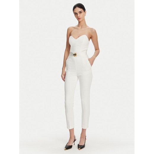 Elisabetta Franchi Kombinezon TU-039-51E2 Biały Regular Fit ze sklepu MODIVO w kategorii Kombinezony damskie - zdjęcie 182741814