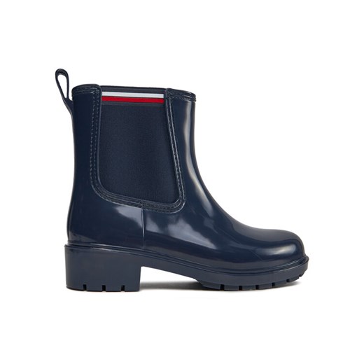 Tommy Hilfiger Kalosze Essential Corporate FW0FW07762 Granatowy ze sklepu MODIVO w kategorii Kalosze damskie - zdjęcie 182741822