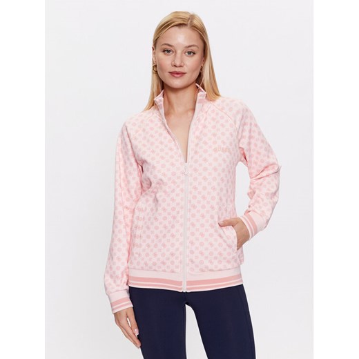 Guess Bluza Aggie V3YQ00 KB212 Różowy Regular Fit ze sklepu MODIVO w kategorii Bluzy damskie - zdjęcie 182741842