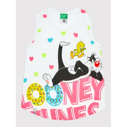 United Colors Of Benetton Top 3U29GH00D Biały Regular Fit ze sklepu MODIVO w kategorii Koszulki niemowlęce - zdjęcie 182741850