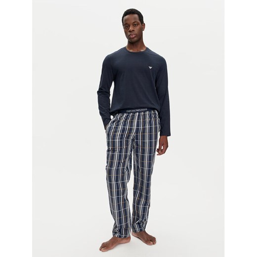 Emporio Armani Underwear Piżama 111860 4F576 74836 Granatowy Regular Fit ze sklepu MODIVO w kategorii Piżamy męskie - zdjęcie 182741874