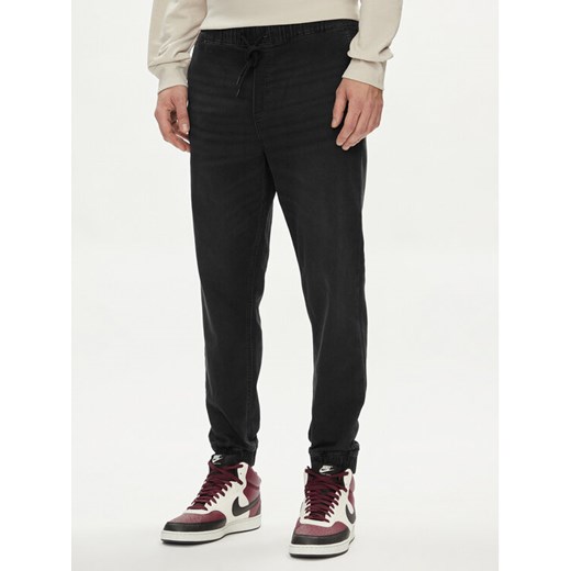 Jack&Jones Joggery Gordon 12249140 Czarny Tapered Fit ze sklepu MODIVO w kategorii Spodnie męskie - zdjęcie 182741890