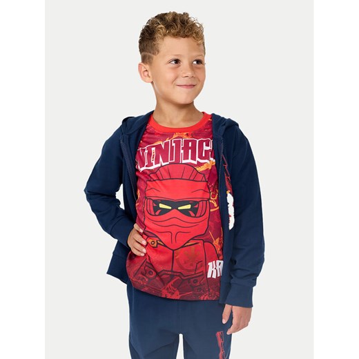 LEGO T-Shirt Ninjago 12011405 Czerwony Regular Fit ze sklepu MODIVO w kategorii T-shirty chłopięce - zdjęcie 182741923