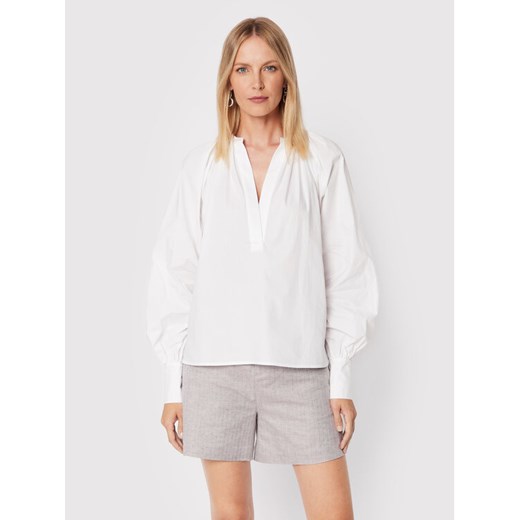Custommade Bluzka Dasha 999369242 Biały Relaxed Fit ze sklepu MODIVO w kategorii Bluzki damskie - zdjęcie 182742001