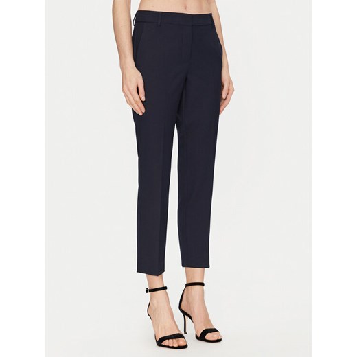 Marella Chinosy Nicosia 2513131031 Granatowy Slim Fit ze sklepu MODIVO w kategorii Spodnie damskie - zdjęcie 182742012