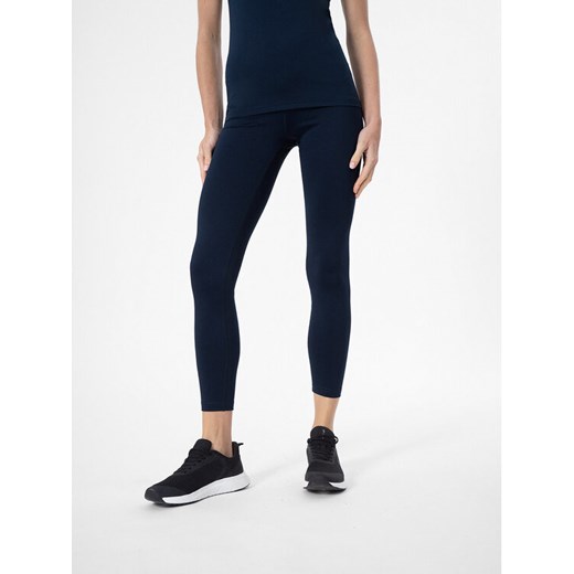 4F Legginsy 4FSS23TFTIF077 Granatowy Slim Fit ze sklepu MODIVO w kategorii Spodnie damskie - zdjęcie 182742013
