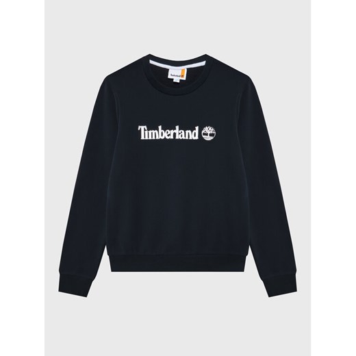 Timberland Bluza T25U06 S Czarny Regular Fit ze sklepu MODIVO w kategorii Bluzy chłopięce - zdjęcie 182742021