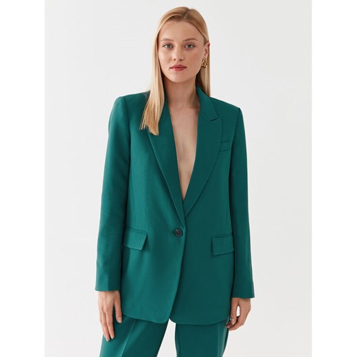Bruuns Bazaar Marynarka Cindy BBW2548 Zielony Loose Fit ze sklepu MODIVO w kategorii Marynarki damskie - zdjęcie 182742052