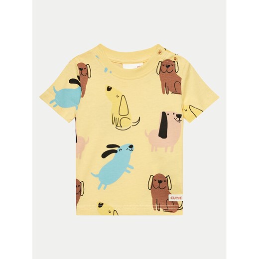 Coccodrillo T-Shirt WC4143203HBN Żółty Regular Fit ze sklepu MODIVO w kategorii Koszulki niemowlęce - zdjęcie 182742081