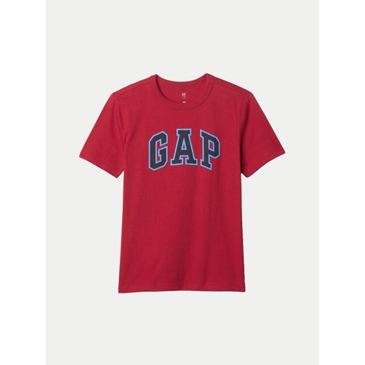 Gap T-Shirt 605364 Bordowy Regular Fit ze sklepu MODIVO w kategorii T-shirty chłopięce - zdjęcie 182742101