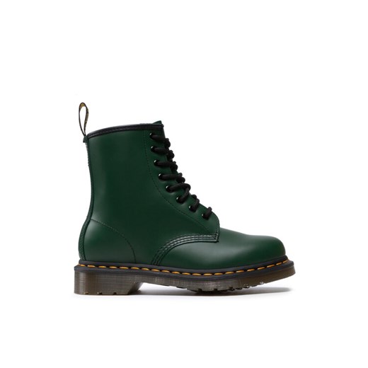 Dr. Martens Glany 1460 Smooth 11822207 Zielony ze sklepu MODIVO w kategorii Workery damskie - zdjęcie 182742102