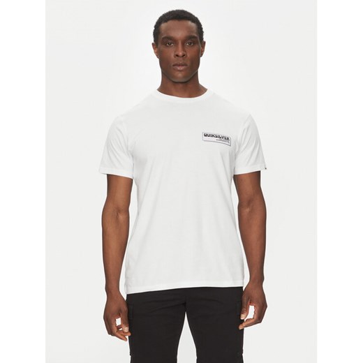 Quiksilver T-Shirt EQYZT08095 Biały Regular Fit ze sklepu MODIVO w kategorii T-shirty męskie - zdjęcie 182742133