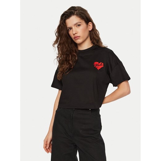 KARL LAGERFELD T-Shirt A1W17074 Czarny Regular Fit ze sklepu MODIVO w kategorii Bluzki damskie - zdjęcie 182742200