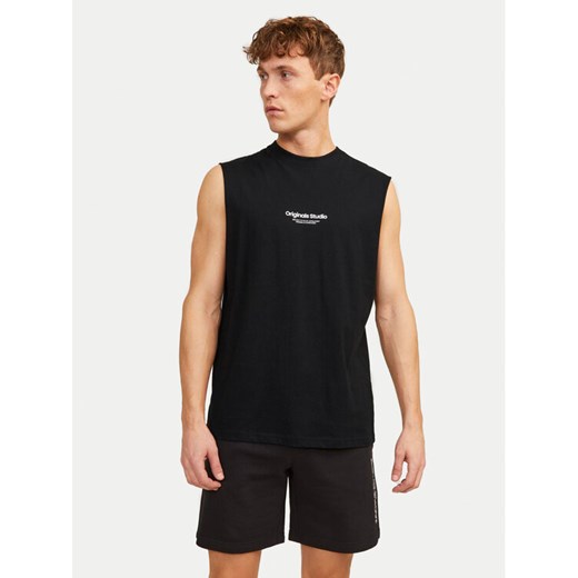 Jack&Jones Tank top Vesterbro 12250430 Czarny Oversize ze sklepu MODIVO w kategorii T-shirty męskie - zdjęcie 182742203