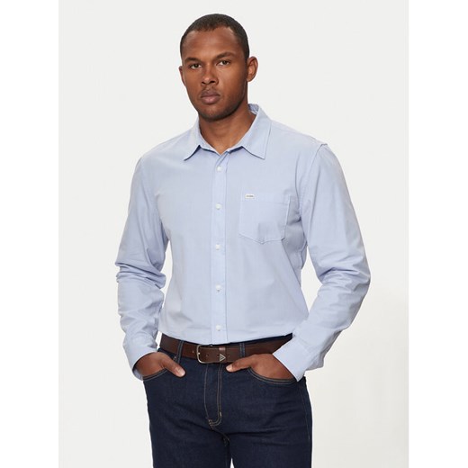 Guess Jeans Koszula M4YH35 WGCF1 Błękitny Slim Fit ze sklepu MODIVO w kategorii Koszule męskie - zdjęcie 182742211