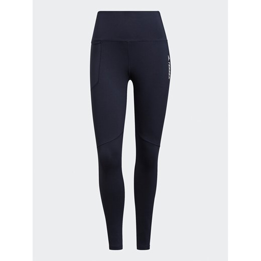 adidas Legginsy Terrex Multi GU8937 Granatowy Slim Fit ze sklepu MODIVO w kategorii Spodnie damskie - zdjęcie 182742311