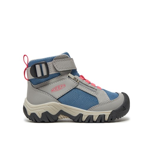Keen Trekkingi Targhee Boundless 1029619 Niebieski ze sklepu MODIVO w kategorii Buty trekkingowe dziecięce - zdjęcie 182742340