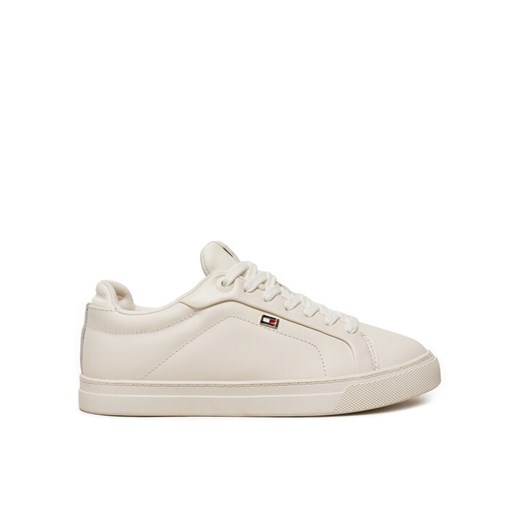 Tommy Hilfiger Sneakersy Icon Court Sneaker Flag FW0FW08327 Écru ze sklepu MODIVO w kategorii Buty sportowe damskie - zdjęcie 182742341