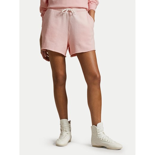 Polo Ralph Lauren Szorty sportowe 211965103006 Różowy Straight Fit ze sklepu MODIVO w kategorii Szorty - zdjęcie 182742344