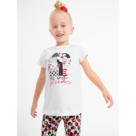 Mayoral T-Shirt 3070 Biały ze sklepu MODIVO w kategorii Bluzki dziewczęce - zdjęcie 182742350