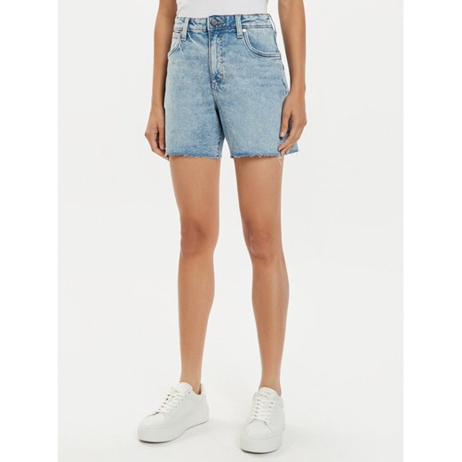Wrangler Szorty jeansowe Hot Wheels 112357950 Niebieski Relaxed Fit ze sklepu MODIVO w kategorii Szorty - zdjęcie 182742361