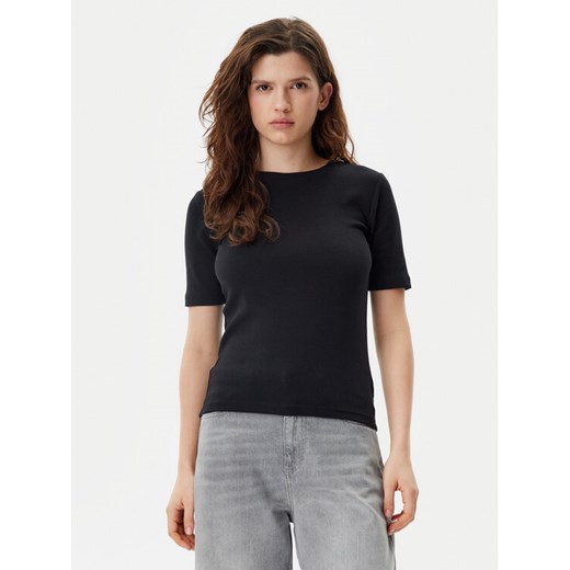 Gap T-Shirt 679172-00 Czarny Stretch Fit ze sklepu MODIVO w kategorii Bluzki damskie - zdjęcie 182742374