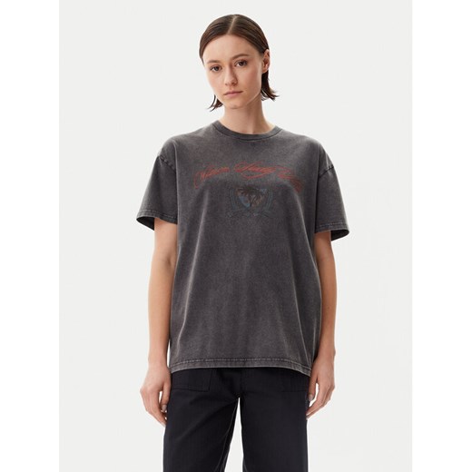 Vans T-Shirt Palm Impresa VN000MCM Czarny Regular Fit ze sklepu MODIVO w kategorii Bluzki damskie - zdjęcie 182742380