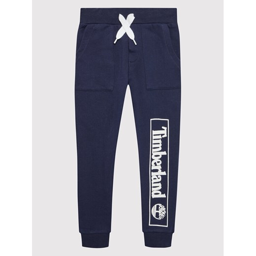 Timberland Spodnie dresowe T24B99 D Granatowy Regular Fit Timberland 16A MODIVO