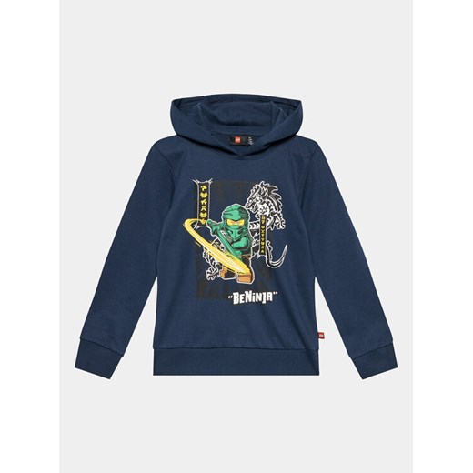 LEGO Bluza 12010824 Granatowy Regular Fit ze sklepu MODIVO w kategorii Bluzy chłopięce - zdjęcie 182742451