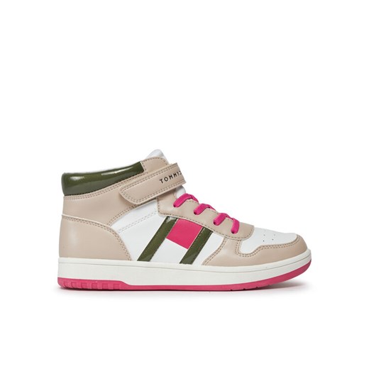 Tommy Hilfiger Sneakersy T3A9-32961-1434Y609 D Beżowy ze sklepu MODIVO w kategorii Buty sportowe dziecięce - zdjęcie 182742460