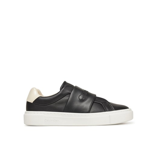 Calvin Klein Sneakersy Cupsole Slip On - He Nappa HW0HW02471 Czarny ze sklepu MODIVO w kategorii Buty sportowe damskie - zdjęcie 182742512