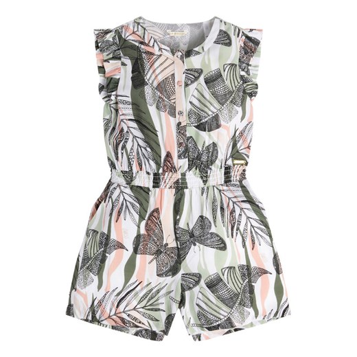 Guess Kombinezon J3GK13 WFBN0 Zielony Regular Fit ze sklepu MODIVO w kategorii Kombinezony damskie - zdjęcie 182742520