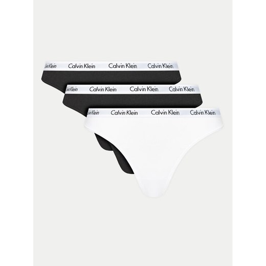Calvin Klein Underwear Komplet 3 par stringów 000QD3587E Kolorowy ze sklepu MODIVO w kategorii Majtki damskie - zdjęcie 182742533