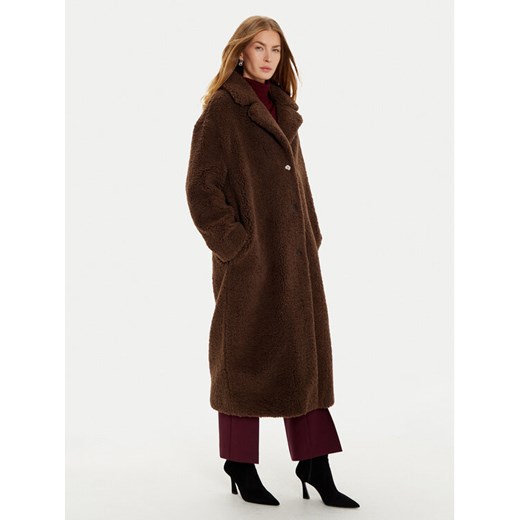 Guess Futro New Alina W3BL86 WF2C2 Brązowy Regular Fit ze sklepu MODIVO w kategorii Futra damskie - zdjęcie 182742552