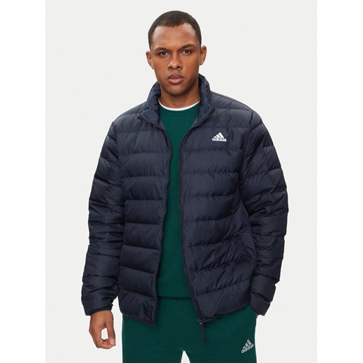 adidas Kurtka puchowa Essentials Light Down IK3218 Granatowy Regular Fit ze sklepu MODIVO w kategorii Kurtki męskie - zdjęcie 182742573