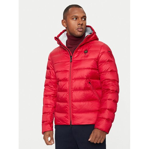 Blauer Kurtka puchowa 24WBLUC03023 Czerwony Regular Fit ze sklepu MODIVO w kategorii Kurtki męskie - zdjęcie 182742620