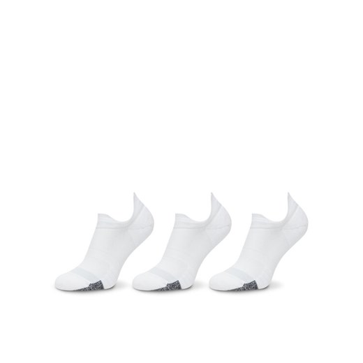 Under Armour Zestaw 3 par niskich skarpet unisex 1387052 Biały ze sklepu MODIVO w kategorii Skarpetki damskie - zdjęcie 182742644