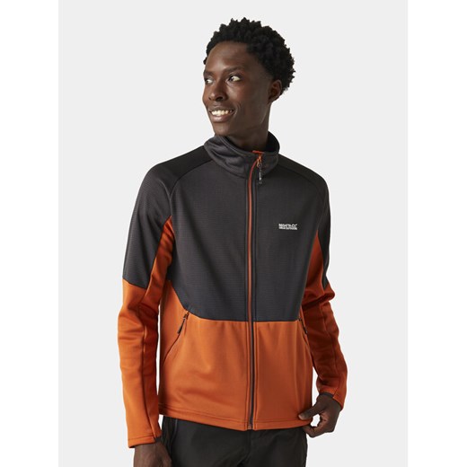 Regatta Bluza Highton Wnt FZ IV RMA558 Brązowy Regular Fit ze sklepu MODIVO w kategorii Bluzy męskie - zdjęcie 182742691