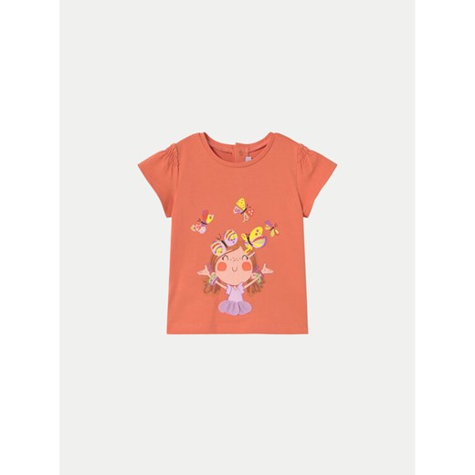 Mayoral T-Shirt 1049 Pomarańczowy Regular Fit ze sklepu MODIVO w kategorii Kaftaniki i bluzki - zdjęcie 182742704