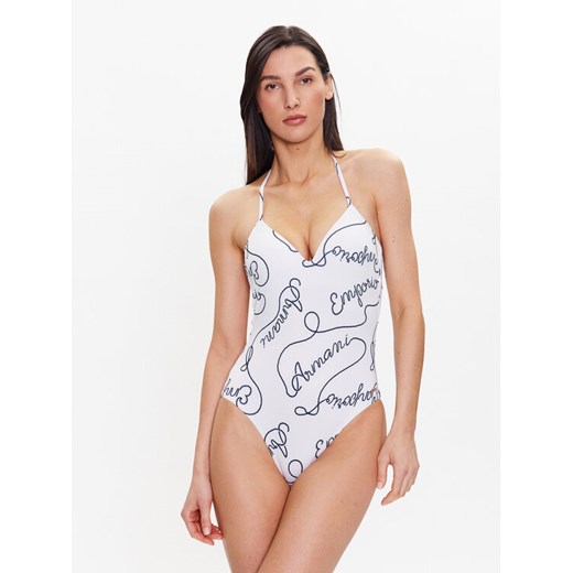 Emporio Armani Strój kąpielowy 262642 3R310 10410 Biały ze sklepu MODIVO w kategorii Stroje kąpielowe - zdjęcie 182742820
