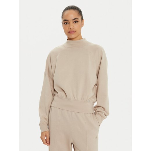 Champion Bluza 117637 Beżowy Loose Fit ze sklepu MODIVO w kategorii Bluzy damskie - zdjęcie 182742830