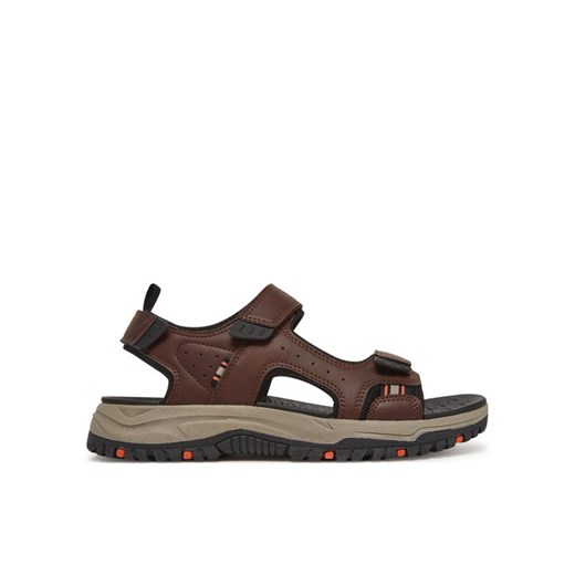 Skechers Sandały Prewitt-Rigdon 205139/BRBK Brązowy ze sklepu MODIVO w kategorii Sandały męskie - zdjęcie 182742852
