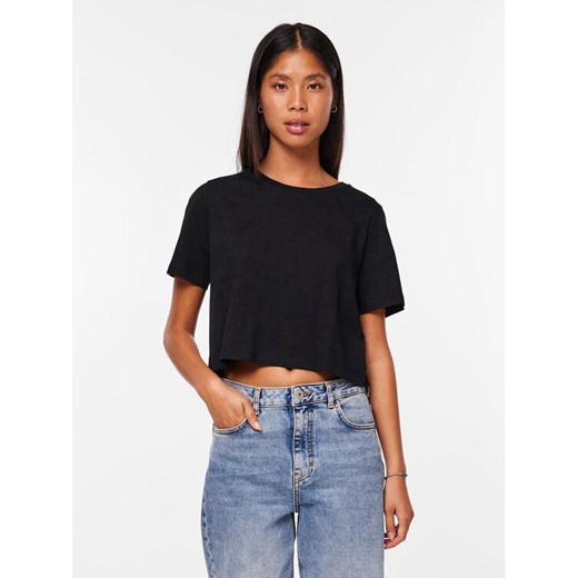 Pieces T-Shirt Sara 17146319 Czarny Oversize ze sklepu MODIVO w kategorii Bluzki damskie - zdjęcie 182742944