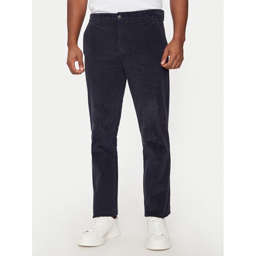 United Colors Of Benetton Chinosy 41ULUF04Z Granatowy Slim Fit ze sklepu MODIVO w kategorii Spodnie męskie - zdjęcie 182742953