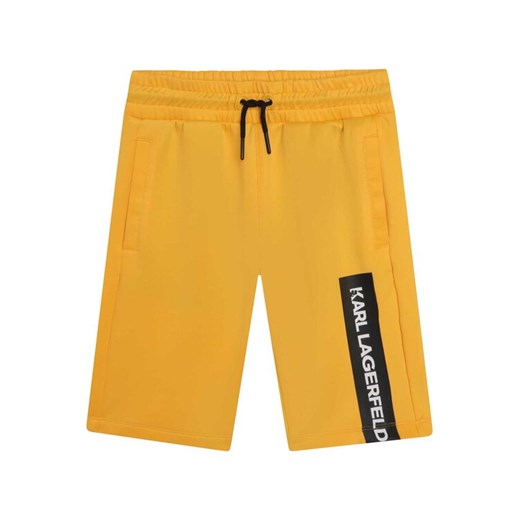 Karl Lagerfeld Kids Szorty sportowe Z24153 S Żółty Regular Fit ze sklepu MODIVO w kategorii Spodenki chłopięce - zdjęcie 182742973